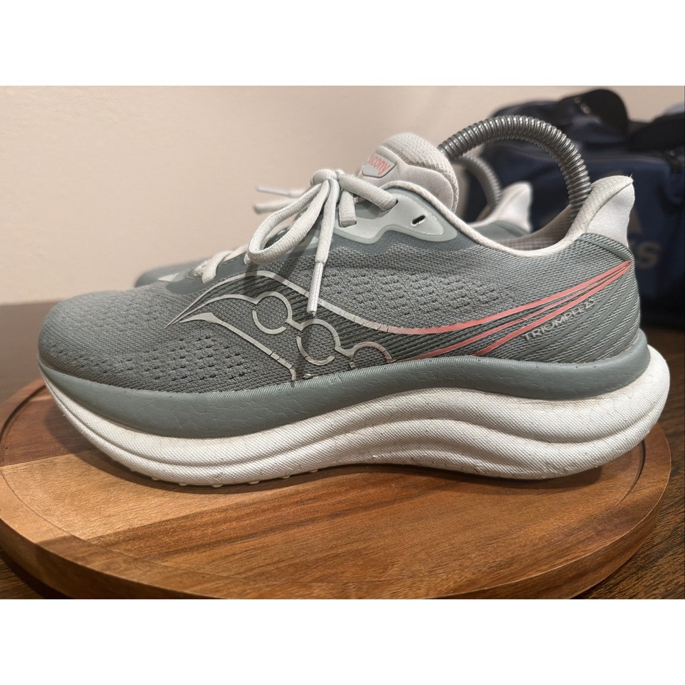 Saucony Triumph 23 Womens 7.5 Teal Iceberg Aloe Running Shoes S11024-200